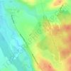 Mapa topográfico Rond Chêne, altitude, relevo