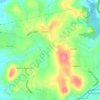 Mapa topográfico Rongal, altitude, relevo