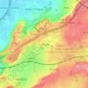 Mapa topográfico Catbrain, altitude, relevo
