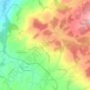 Mapa topográfico Romanens, altitude, relevo