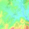 Mapa topográfico Casal de Além, altitude, relevo