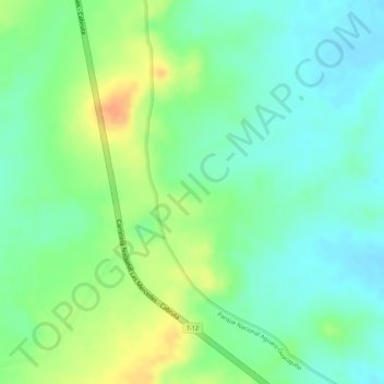 Mapa topográfico Mejo, altitude, relevo