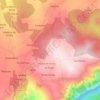 Mapa topográfico Coto Sobreiro, altitude, relevo