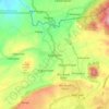 Mapa topográfico Saguiaran, altitude, relevo