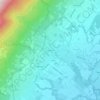 Mapa topográfico Baizenas, altitude, relevo