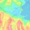 Mapa topográfico Abepura, altitude, relevo