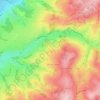 Mapa topográfico La Grange du Bois, altitude, relevo