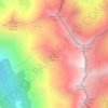 Mapa topográfico Le Galbe, altitude, relevo