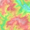 Mapa topográfico Pommerloch, altitude, relevo