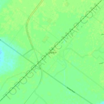 Mapa topográfico Sillanwali, altitude, relevo