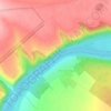 Mapa topográfico Девичьи слезы, altitude, relevo