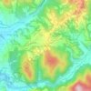 Mapa topográfico San Liberatore, altitude, relevo