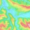 Mapa topográfico Le Pont, altitude, relevo