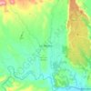 Mapa topográfico Las Mesitas, altitude, relevo