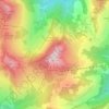 Mapa topográfico Gampenkogel, altitude, relevo