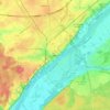 Mapa topográfico Blois, altitude, relevo
