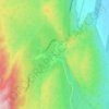 Mapa topográfico La Viña, altitude, relevo