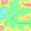 Mapa topográfico Pouso Alto de Baixo, altitude, relevo