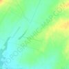 Mapa topográfico Le Haut de Chatillon, altitude, relevo