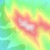 Mapa topográfico Toranzo, altitude, relevo