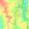 Mapa topográfico Rickling Green, altitude, relevo