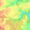 Mapa topográfico Beaurepaire, altitude, relevo