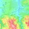 Mapa topográfico Le Riz, altitude, relevo