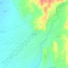Mapa topográfico Binday, altitude, relevo