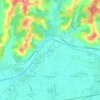 Mapa topográfico Vitiana, altitude, relevo