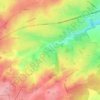 Mapa topográfico Coursier, altitude, relevo