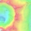 Mapa topográfico El Altar, altitude, relevo