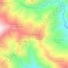Mapa topográfico Los Rastrojos, altitude, relevo