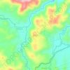 Mapa topográfico Busol, altitude, relevo