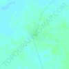 Mapa topográfico Kuxeb, altitude, relevo