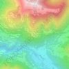 Mapa topográfico Narro, altitude, relevo
