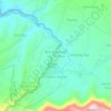 Mapa topográfico Bale Redelong/bale Simpan III, altitude, relevo