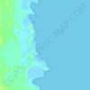 Mapa topográfico Nunalla, altitude, relevo