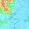 Mapa topográfico Guayabo, altitude, relevo