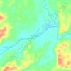 Mapa topográfico Pangkalan, altitude, relevo
