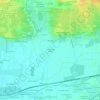 Mapa topográfico Les Grandes Rottes, altitude, relevo