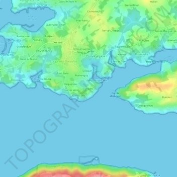 Mapa topográfico Vilavel, altitude, relevo