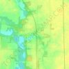 Mapa topográfico Alvin, altitude, relevo