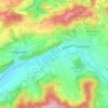 Mapa topográfico Warbsen, altitude, relevo