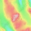 Mapa topográfico Legges Tor, altitude, relevo