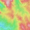 Mapa topográfico Moonridge, altitude, relevo