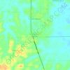 Mapa topográfico Rawang Kao Barat, altitude, relevo