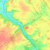 Mapa topográfico La Vallée, altitude, relevo