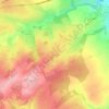 Mapa topográfico Coursage, altitude, relevo