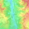 Mapa topográfico Sahrendorf, altitude, relevo
