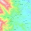 Mapa topográfico Al Jubb, altitude, relevo